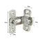 Portable Safety Doors Sliding Lock Buckle Travel Hotel S4H6NICE X9I2 H5V8