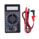 LCD Digital Multimeter Tester Meter Voltmeter Ammeter Ohm DT830B Black