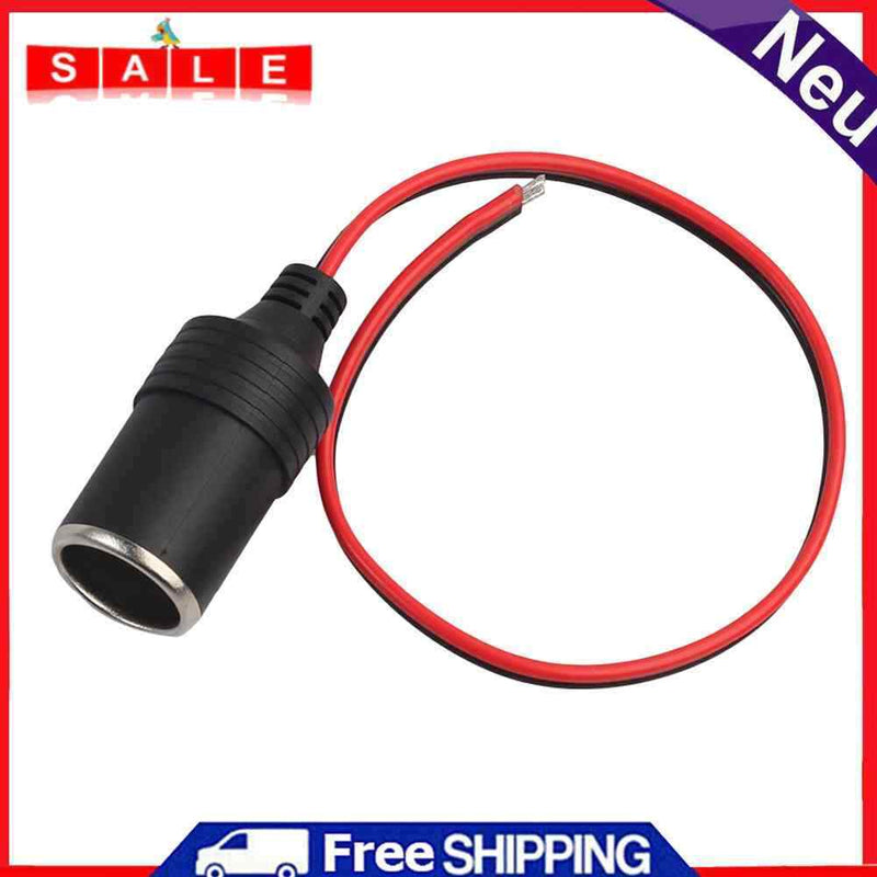 Universal 12V 10A Max.120W Car Cigarette Lighter Charger Cable Female Plug