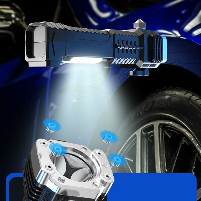 Portable USB Charging IPX6 Waterproof Torch for Emergency Hiking Flash Light