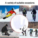 Heated Five-Finger Gloves Sheet Outdoor Cycling Hand Warmer Pad (No Switch)