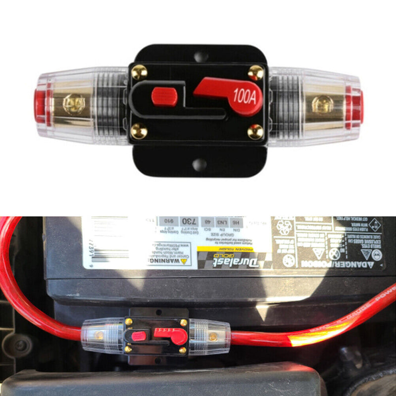 Circuit Breaker Automatic Reset Car RV Power Insurance Switch Audio Fuse Ho