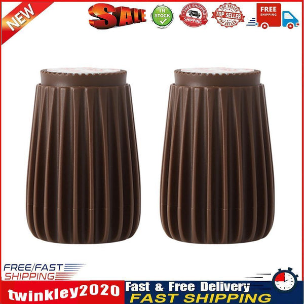 2x Bed Stabilizer Headboard Stoppers Anti-shake Frame Tool (L Dark Brown) Newly