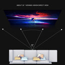 Portable 16 9 Metal Projector Screen 4K HD Anti Light Curtain (100 inch) Newly