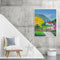 Paint By Numbers DIY Mountain Hut Hand Painted Canvas Picture Home Wall Decor