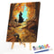 Forest Witch Oil Paint by Numbers Hand Painted Frameless Picture Home Ornamen