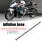 Lock-on Air Chuck with Rubber Hose Car Motorcycle Tire Tyre Pump Hose Adapter