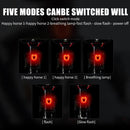 2pcs Bike Rear Light LED Bright Bicycle Back Tail Lamp for Night Riding