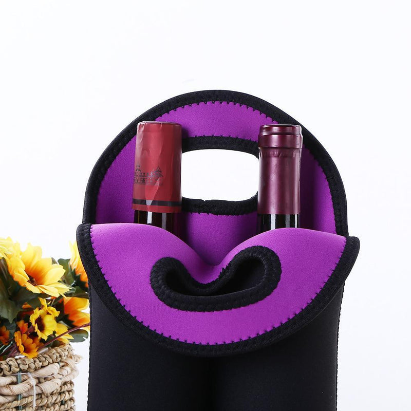Hand-held Neoprene Bottle Cooler Wine-bottle Bag Protective Sleeve Cover Newly