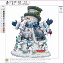 5D Diamond Painting Christmas Snowman Embroidery Cross Stitch Craft