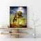 Helmet on Cross Oil Paint By Numbers Kits DIY Canvas Wall Art Picture Home