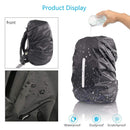 Waterproof Backpack Rain Cover Antislip Cross Buckle Strap (Black S) Newly