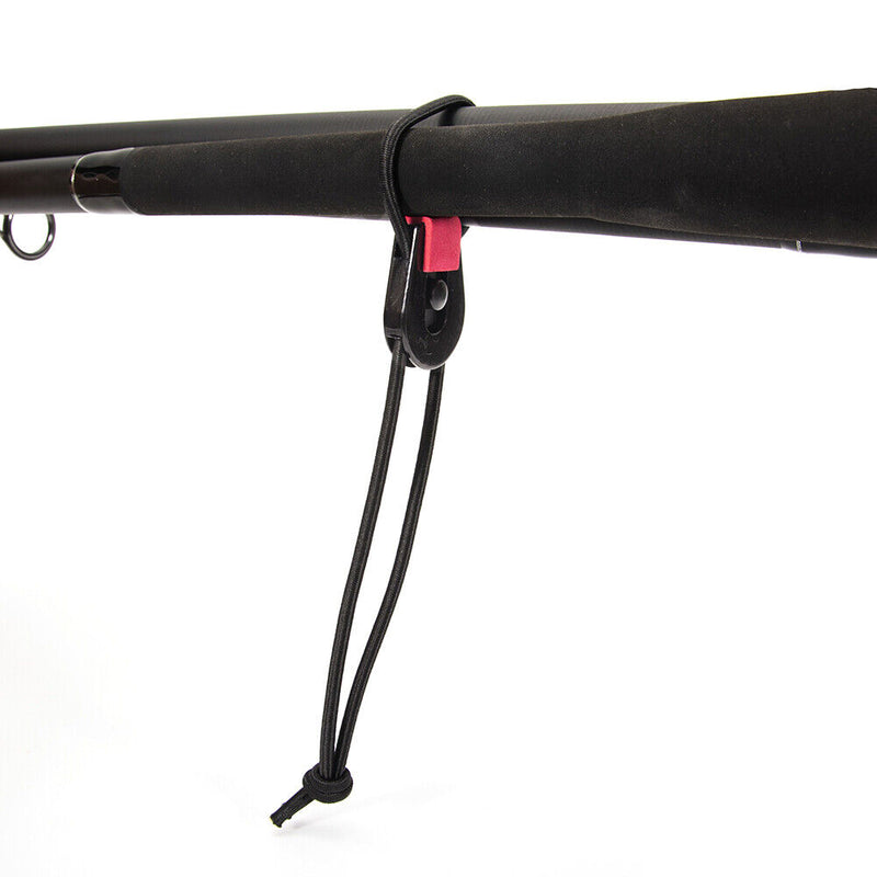 Elastic Fishing Rod Tie Strap Bungee Leash Pole Tie Down Wrap Band (4pcs) Newly