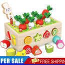 Montessori Toys - Wood Preschool Learning Fine Motor Skills Harvest Game
