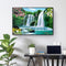 Painting By Numbers Kit DIY Flower Waterfall Canvas Oil Art Picture Craft