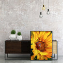 Oil Paint By Numbers Sunflower Frameless Picture Craft Kit for Living Room Home