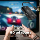 Portable SS to HDMI-Compatible Converter for Sega Saturn Consoles HD TV Adapter