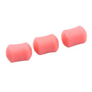 Sinking Artificial Soft Bait Dumbbell Fishing Lures w/ Stoppers Kit (Pink) Newly