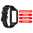 Strap for Huawei Honor Band 6 Pro Silicone Wristband Replacement (Black)