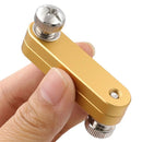 Marking Gauge Carpentry Scriber Ruler Locator Steel Ruler Positioning Block