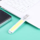 Mini Portable USB Book Light Bright Reading Lamp for PC Laptop (White 8COB)