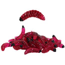 50pcs 2.4cm 0.5g Maggot Bionic Fishing Lures Artificial Soft Bait (Red) Newly