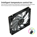 KH12H-P 8cm 4-Pin 3000RPM Speed Temperature Control PWM Computer Case Fan