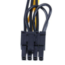 6pin Connector Dual 8 (6+ 2) Pin Port Splitter Power Cord for Graphics Cards