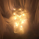 Flowers Clouds Feathers Dream Catcher LED Light Chain Bedroom Hanges Pendants