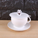 Silicone Cartoon Cup Cover Creative Anti-Dust Sealing Coffee Lid Caps(4)