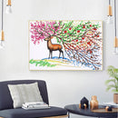 5D DIY Partial Special Shaped Drill Diamond Painting Elk Mosaic Kit Art Craft