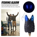 LED Fishing Bite Alarm Adjustable Tone Volume Carp Fishing Tackle (Blue) Newly