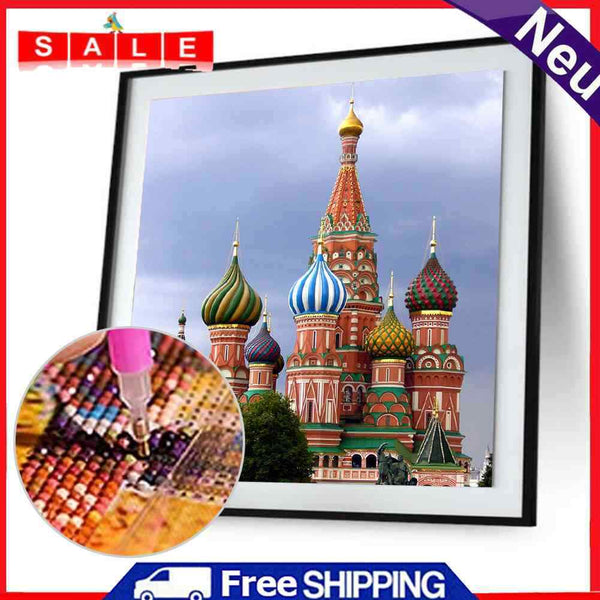 Church Diamond Embroidery DIY 5D Diamond Painting Crafts Home Decor