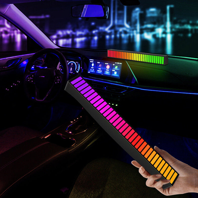 APP Control Voice Activated Light Bar Music Rhythm RGB Rechargeable Lamps Newly