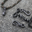 Mini Carabiner Keychain Outdoor Climbing Spring Buckle EDC Tool (Black) Newly