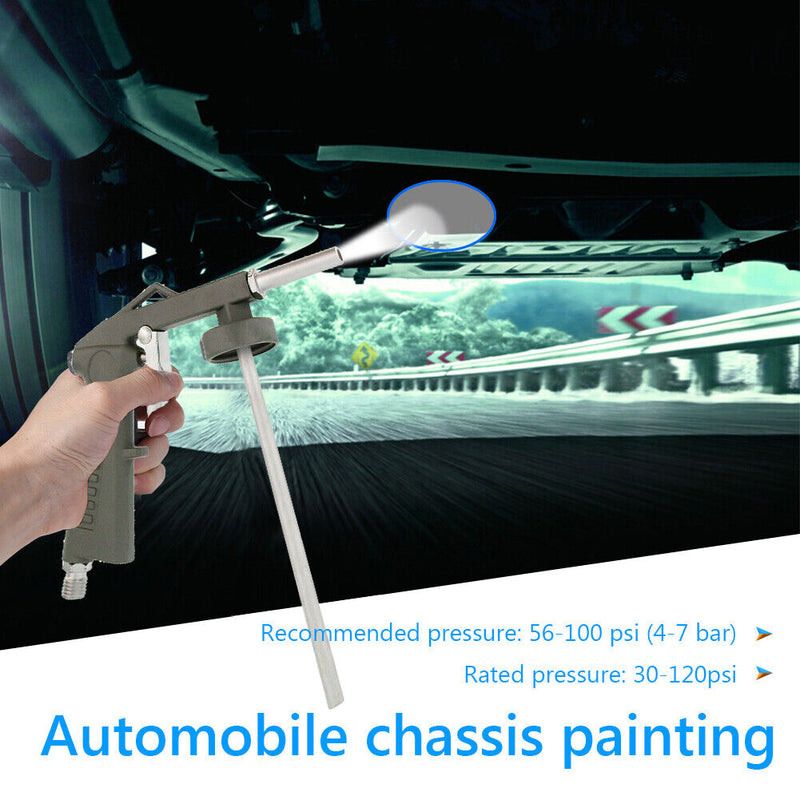Automobile Airbrush Chassis Sprayer with Pot Durable Car Undercoating Gun Newly