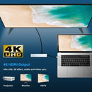 3.0 Dock Station 4K HDMI Type-C Splitter USB C HUB PD Charging For Laptop PC