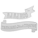 snowvirtuos 2pcs Slogan Cutting Tools Stencils Scrapbook Embossing DIY Craft A