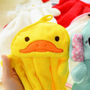 Towel Plush Soft Nursery Hand Towel Hanging Bathing Towel Baby Baby Bath Towels