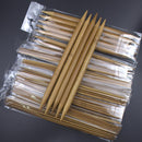 75pcs Bamboo Crochet Hook Carbonized Double Tips Carbonized Bamboo Str
