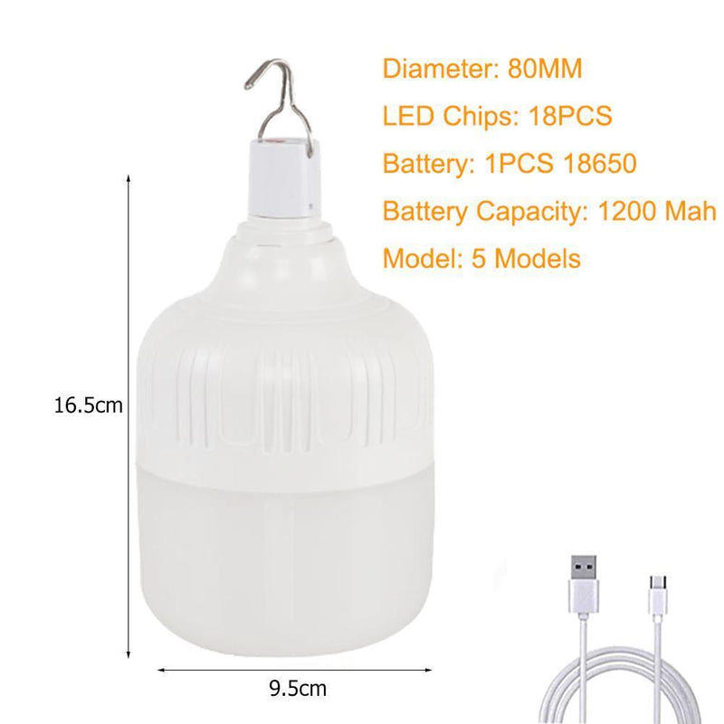 Portable Lantern Bulb Emergency Outdoor Camping Tent Hiking Lights (95mm)