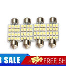 4PCS 39mm Bright White 16 3528-SMD Led Car Interior Festoon Bulb Light Lamp