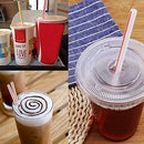 Drinking Straws Colourful Plastic Drinking Straws (200 Pack Ordinary) Newly