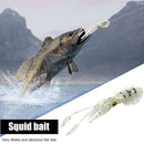 15.5cm 15g Squid Sea Fishing Lures Crankbait Artificial Soft Bait Fishing Tac