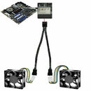 1pc 4 Pin PWM To Dual PWM Power Y-Splitter Adapter Fan Case PC T1Y5 For CPU R8N0