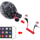 3.5mm Microphone Cord for RODE Videomic Pro+/VideoMic GO Audio Cable Cord Wire