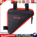 MTB Bike Front Tube Bag Waterproof Road Bicycle Phone Frame Pouch (Red) Newly