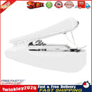 Mini Sewing Machines Portable Needlework Mending Handworking Tools (White) Newly
