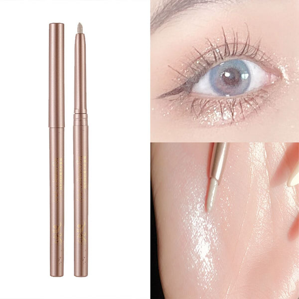 Diamond Smooth Highlighter Pencil Shimmer Eyeshadow&Liner Makeup Pen Waterproof