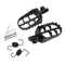 2x 8mm Motorcycle Foot Pegs Pedals Aluminum Alloy Footrests for Yamaha PW50